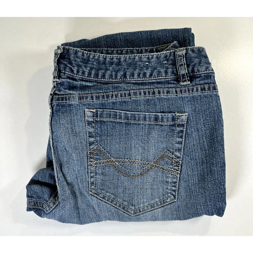 Mossimo Supply Co. Womens  15R Skinny Jeans  Distressed Low Rise